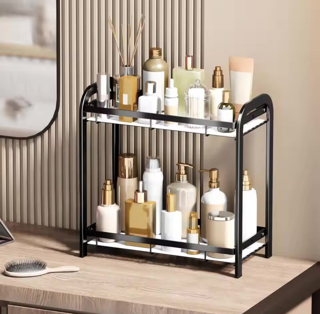2 Layer Kitchen Storage Rack, Bathroom Shelf Storage Rack, Double Layer Plant Stand Counter Top, Multipurpose Storage Rack 2 Layer Kitchen Storage Rack, Bathroom Shelf Storage Rack, Double Layer Plant Stand Counter Top, Multipurpose Storage Rack